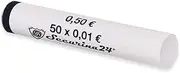 Securina24® Coin Tubes 1 Cent to 2 Euro or 119 Pieces Mixed (Pack of 121-1 Cent)