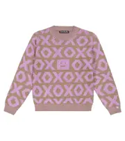 [Acne Studios Kids] Acne Studios Kids Mini Kozu XOXO sweater Y 3 beige