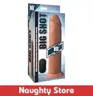 10" Vibrating Silicone Cock by Big Shot