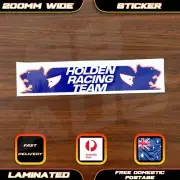 Holden Racing Team Style Retro Racing Sticker Decal Bathurst V8 Commodore Brock