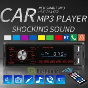 1 Din Audio Systems Car Stereo Bluetooth USB AUX AM/FM Radio Receiver MP5 Player