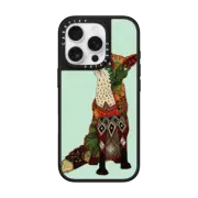 iPhone 16 Pro Mirror Case MagSafe Compatible fox love mint