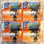 Gillette Fusion 5 ProGlide Refill Cartridges 4x4=16 Count (Newest Type Package)