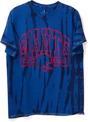 Junk Food Clothing New York Giants Tie Dye Short Sleeve Tee