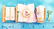 4 - Sewing Themed Scissors Stitching Crafts - MINI DOLL HOUSE ACCESSORIES