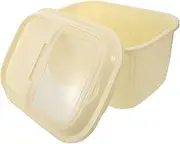 jojofuny Grain Storage Container Airtight Cereal Boxes Lids Rice Storage Non-Slip Base