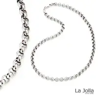 在飛比找momo購物網優惠-【La Jolla】重金屬 純鈦項鍊