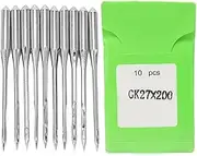 GRCFUMO 10 Pcs Sewing Machine Needles, Combo Sewing Machine Needle, Embroidery Machine Needles Universal Standard Heavy Duty Steel Assorted for GK27 Series (#1)
