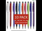 2 In 1 Stylus Touch Screen Pen Universal 4 iPhone IPad Samsung Tablet Phone PC