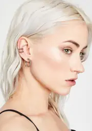 Gold Venom Snake Ear Cuff