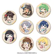 [8 Pin Badge Button] Senran Kagura Washi paper pinback Complete set New Japan
