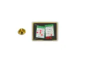 pins pin's badge metal lapel hat button bingo game