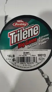 NEW BERKLEY TRILENE BIG GAME MONO 900 YD GREEN 15LB FISHING LINE