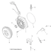 Polaris Plate Assembly, Genuine OEM Part 3089959, Qty 1