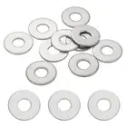 10 Pcs M8 304 Stainless Steel Flat Washers 8.5mm ID 22mm OD 1.5mm Thick