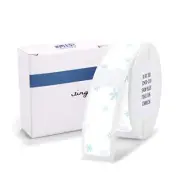 D11 Label Maker Tape Laminated Office Labeling Tape, 210 Pcs Snowflake
