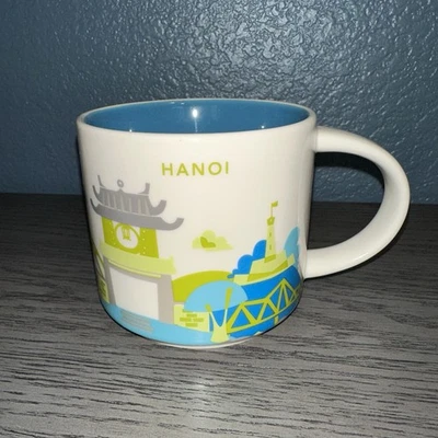 Starbucks HANOI You are Here YAH Collection 14oz Coffee Mug New With SKU Sticker