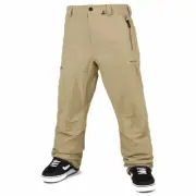 Volcom L Gore-Tex Dark Khaki Mens 2024 Snowboard Pants