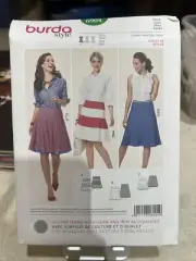 FF Burda 6904 Tiered Short Mini Skirts Sewing Pattern Size 8 – 20