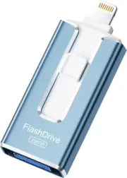 Mfi Certified 256GB Flash Drive for Iphone Ipad, Photo Stick for External Memory