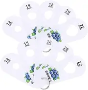 2pcs Blueberry Measuring Ruler Blueberries Fruit Blueberry Measurement Caliper Blueberry Measurement Ruler Blueberry Measurement Gauge Blueberry Size Gauge Tool Plastic