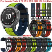 26 22mm Quickfit Strap For Garmin Fenix 7X 6X 5X 6 7 5 935 Epix Wrist Watch Band