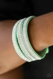 Dangerously Drama Queen Paparazzi Bracelet in Green