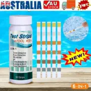 6in1 Chlorine Dip Test Strips Hot Tub SPA Swimming Pool PH Tester Paper DS
