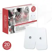 TENS Unit Snap-On - XL Electrode Pads - 10 Pairs, 20 Count