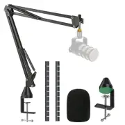 YOUSHARES Rode Podmic Stand with Pop Filter - Microphone Boom Arm with Foam W...