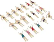 [Generic] Model Trains Beach Figures 1:75 Scale HO O Scale People