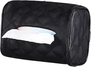 FELTECHELECTR Tissue Holder Visor Soft and Safe Napkin Storage for Headrest and Sun Visor Modern Design for All Car Interiors Quick Installation with Release Buckle