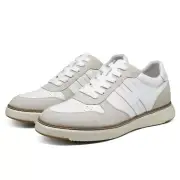 US10 CHAMARIPA 6CM/2.4" Elevator Shoes Height Increasing White Sneaker Men