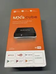 MXQ TV Cube Android 7.1 ATV TV Box with Build-in AI Speaker AI Assistant S905W