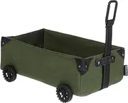 YARNOW 1pc Box Outdoor Camping Storage Box Canvas Folding Trolley Tissue Box for Camping Wear Resistant Travel Organizer for Items