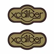 XCALIBER - SEALED BEARING hubs and pedals (PAIR) decals - Old school bmx
