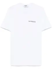 [Msgm] Msgm-T-Shirt In Cotone La Vedetta-Uomo L