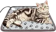4G-kitty Pet Heating Pad for Small Cats Dogs(18 x18 inch),Adjustable Temperature Dog Cat Heating Pad with Intelligent Power-off Protection,Warming Bed Mat,Waterproof,Chew Resistant Cord,Easy Clean