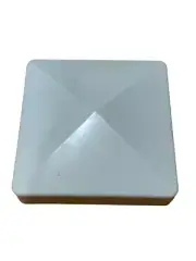 30 Pack PVC Post Caps 5" Slimeline Cover 127x127 Posts white Hamptons Fence top