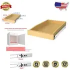 23" W Pull-Out Organizer for Kitchen Cabinets - Heavy-Duty Solid Wood Design