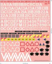 ADF Army Leopard AS1 Tank Decals - 1/16 1/35 1/72 1/100 - Water Decal