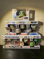 Funko Pop Lot - The Child, Phoebe, The Baroness, Bane, Thor, Luke and Gamora