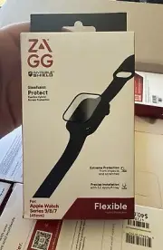 ZAGG Glassfusion Protective Screen Protector for Apple Watch Series 9/8/7 (45mm)