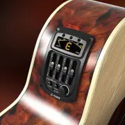 Cherub GS-3 Acoustic Guitar Pickup Preamp System 4-Band EQ Equalizer Chromatic Tuner Phase Effect Pick up for Guitar Accessories