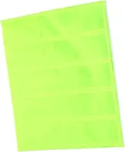 TEHAUX 1 Sheet Reflective Tape Strips for Backpacks Adhesive High Visibility Stickers for Bicycles Helmets and Motorcycle Accessories Stylish Easy Application Durable Reflectors