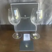 2 Waterford Crystal Lismore Essence Goblets Large 22-oz. 10-3/8" 143781 New