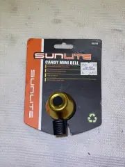 Gold Sunlite Candy Mini Bike Bell - Gold Anodized Bicycle Bell