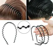 Headband Hair Band Unisex Fashion Men Women Girls Sports Metal Wave Hoop