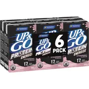 Up&Go Protein Energize Liquid Breakfast Strawberry 250mL x 6 pack