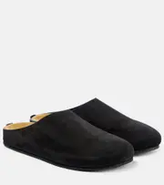 [The Row] The Row Hugo suede mules AU 9.5 black